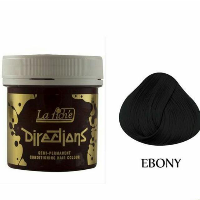 La Riche Directions Semi Permanent Hair Dye Ebony Dark Purple