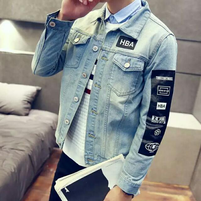 colored denim jackets mens