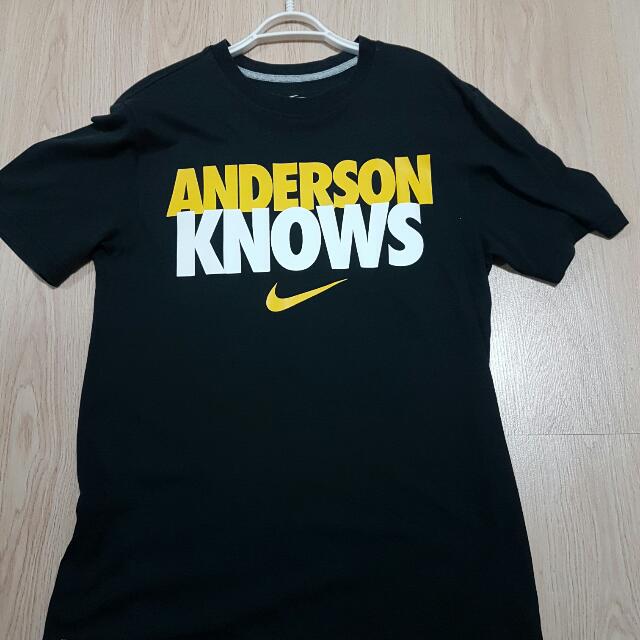 Nike UFC Tee Shirt Anderson Silva, Men's Tops & Sets, Tshirts & Polo Shirts on Carousell