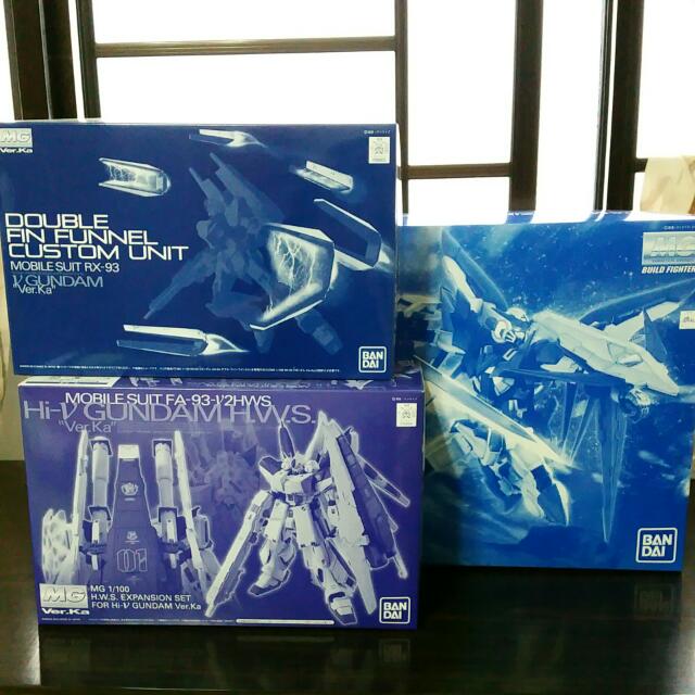 PBandai Bundle MG HiNu Ver Ka HWS Expansion, MG Double Fin Funnel
