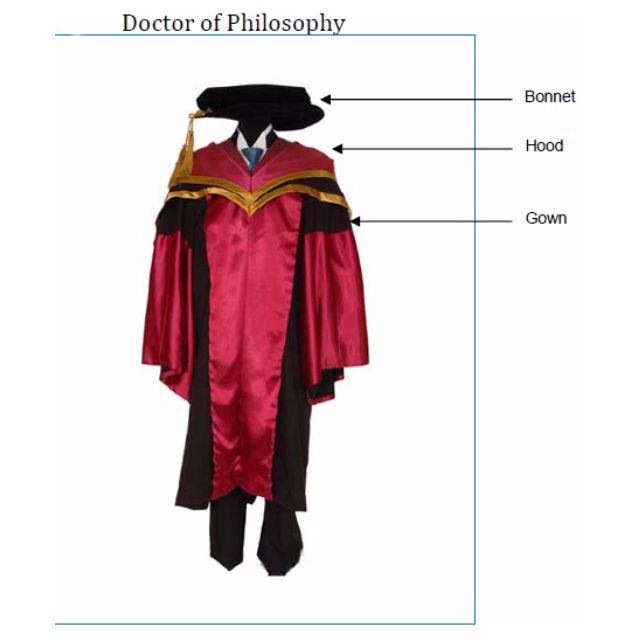Rent NTU PhD Gown Doctorate Academic Dress Commencement Convocation ...