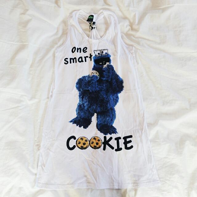 Sesame Street Cookie Monster One Smart Cookie Tank Women S