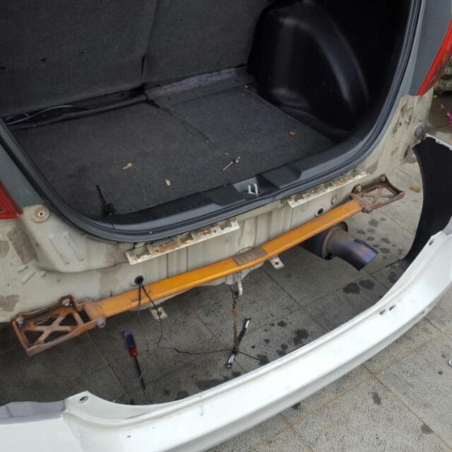 Strut Bar Honda Jazz/Fit GD1/3 Rear Bumper Strut, Car Accessories on