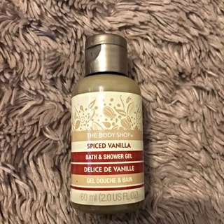 Body Shop Spiced Vanilla Shower Gel