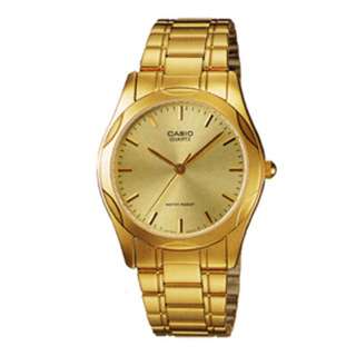 Casio 卡西歐 土豪金 男錶 金錶 指針 中性錶 MTP-1275G-9A