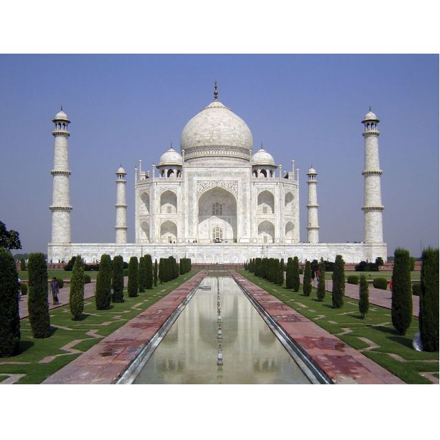 Acrylic Paint By Numbers Kit Canvas 50 40cm 8167 Taj Mahal Design