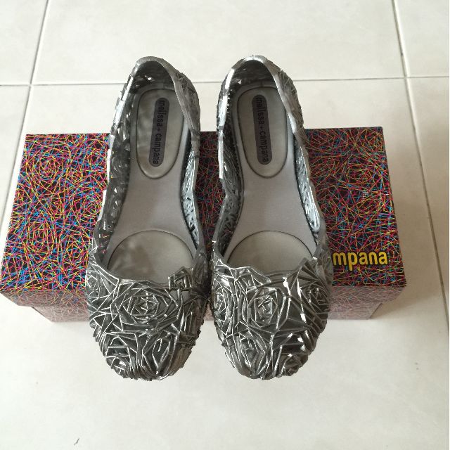 Melissa campana clearance fitas jelly flat