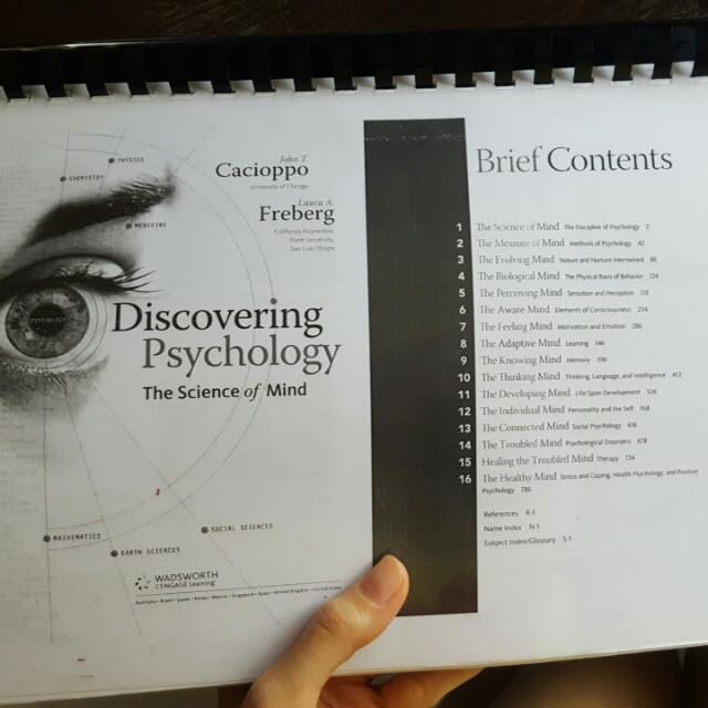 (Reserved) PL1101E textbook Discovering Psychology The Science Of Mind