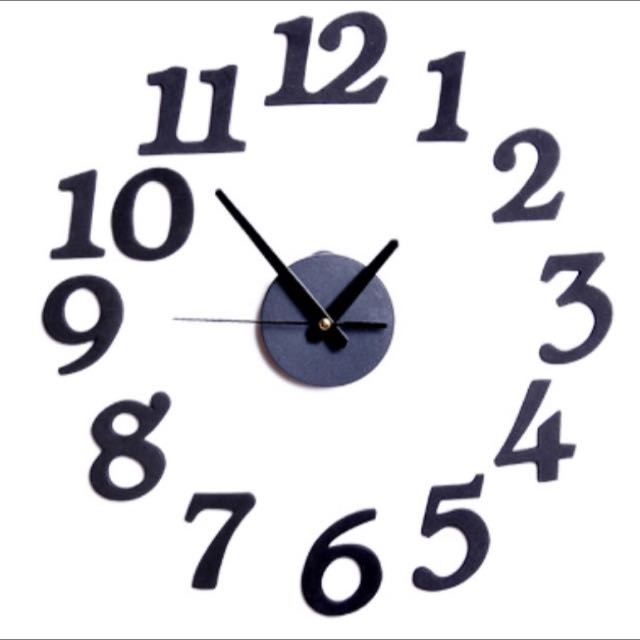 Simple Wall Clock / DIY Clock / Creative Clock, Furniture & Home Living