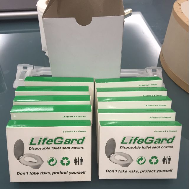 Toilet seat cover, protecting you against germs (10 packs), Beauty