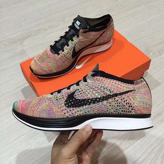 Nike Flyknit Racer Rainbow 彩虹