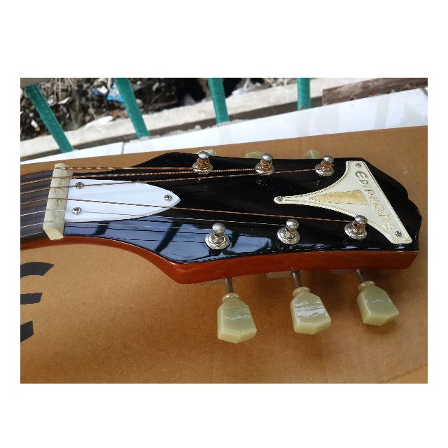 Akustik Gitar Epiphone Original Red Sunbrus Musik Media Di Carousell