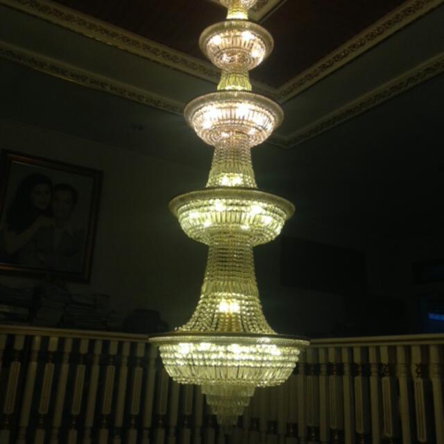 Jual Lampu Gantung Crystal Bohemia Antik Elegant Panjang Perabotan Rumah Di Carousell