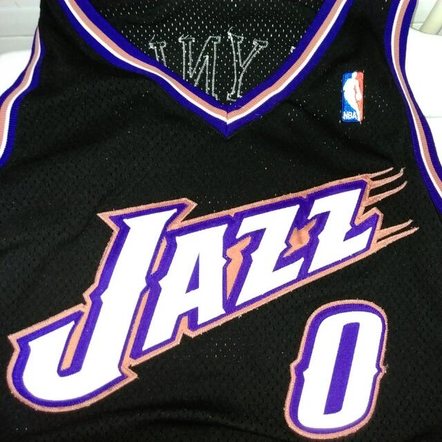 utah jazz black jersey