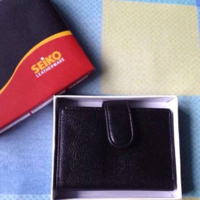 seiko leather wallet price