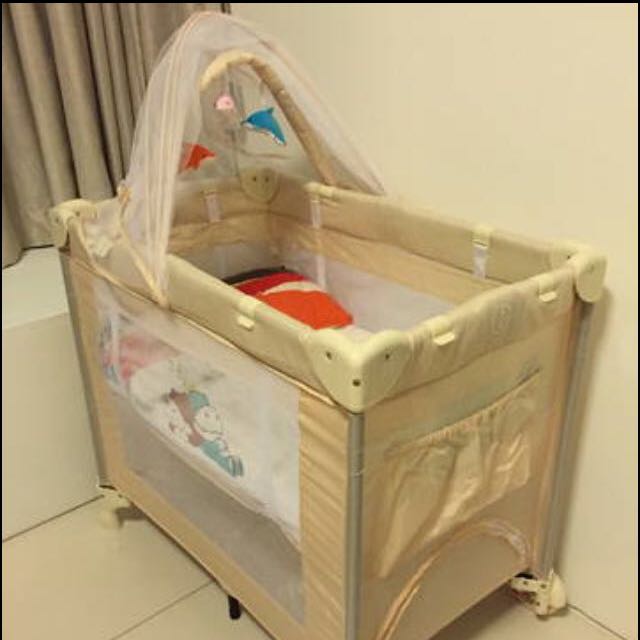 Baby Cot/ Playpen (good for Newborn Baby), Babies & Kids, Baby Nursery