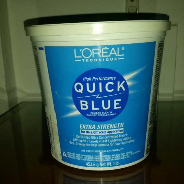 L'Oreal Quick Blue Bleach, Beauty & Personal Care, Face, Face Care on