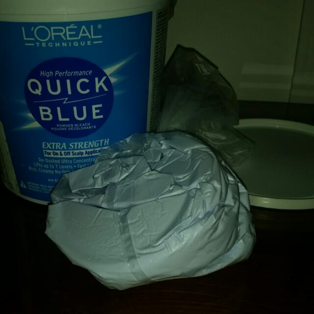 L'Oreal Quick Blue Bleach, Beauty & Personal Care, Face, Face Care on