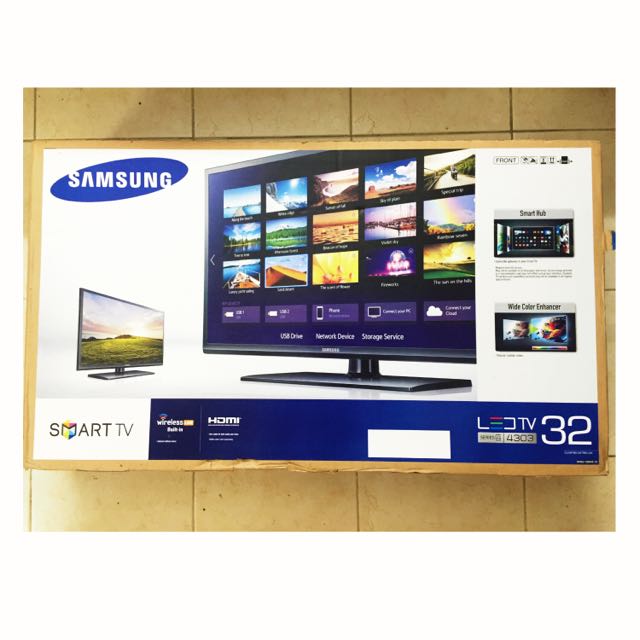 New Samsung 32 Inches Smart LED TV UA32J4303AK. DVBT2. Inbuilt WiFi