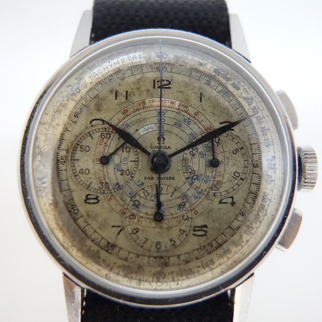 Omega 27 CHRO C12 Chronograph Vintage Watch 1940s