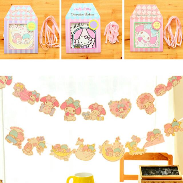 Party Decoration Decorative Banners Streamers Cartoon Hello Kitty