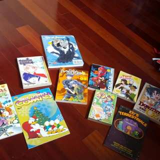 Tons of graphic novels and Manga