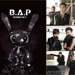 B.A.P BAP出道500日紀念寫真集Recording Take 3韓國進口限定版 BAP