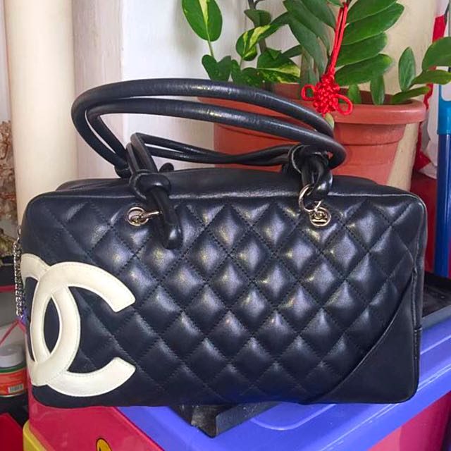 chanel cambon bowling bag
