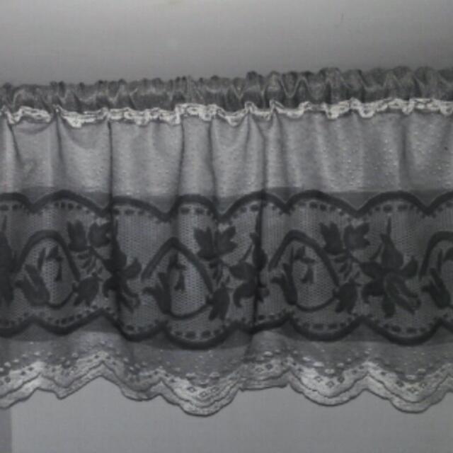 Langsir Dapur Black Rumah Perabot Di Carou