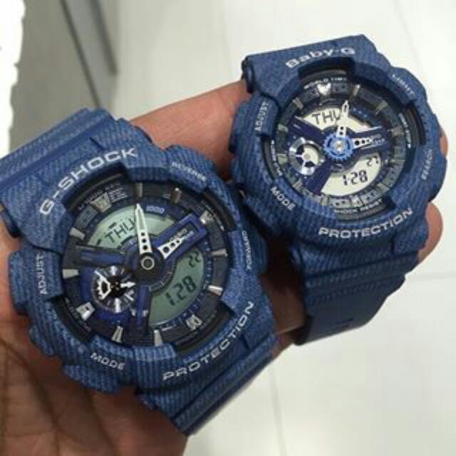 g shock denim couple