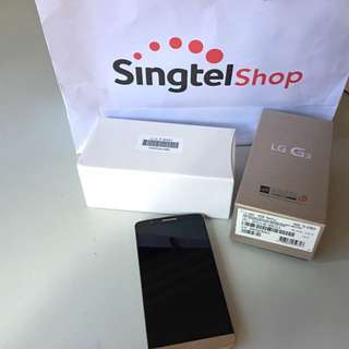 SingTel LG G3 Gold (Free 8GB SD Card + Brand New VR Camera)