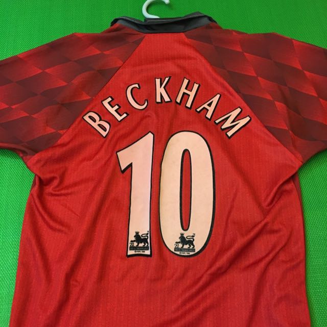 Authentic Rare Beckham No.10 Man Utd Jersey 96/97 Season, Sports ...
