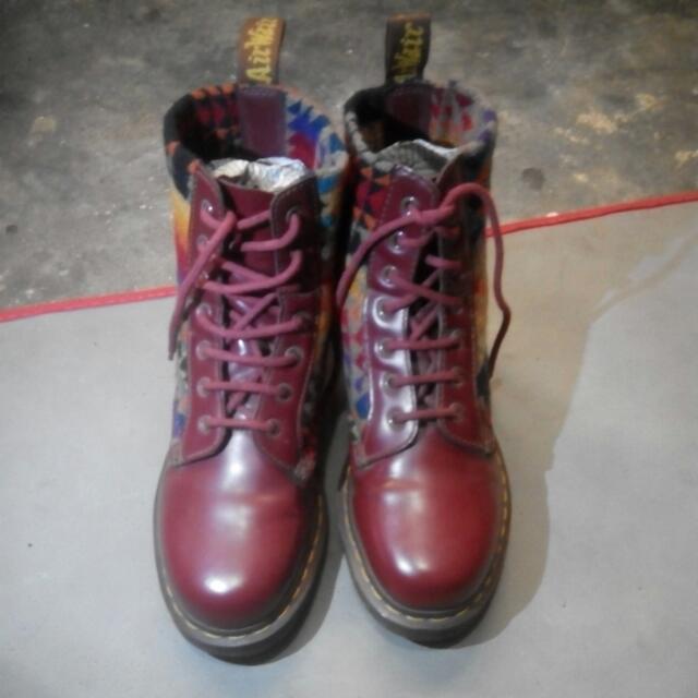 dr martens x pendleton