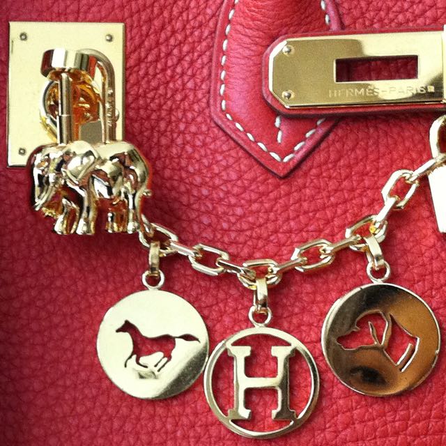 hermes elephant charm