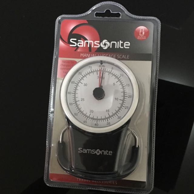 Samsonite Luggage Scale, Health & Nutrition, Health Monitors & Weighing