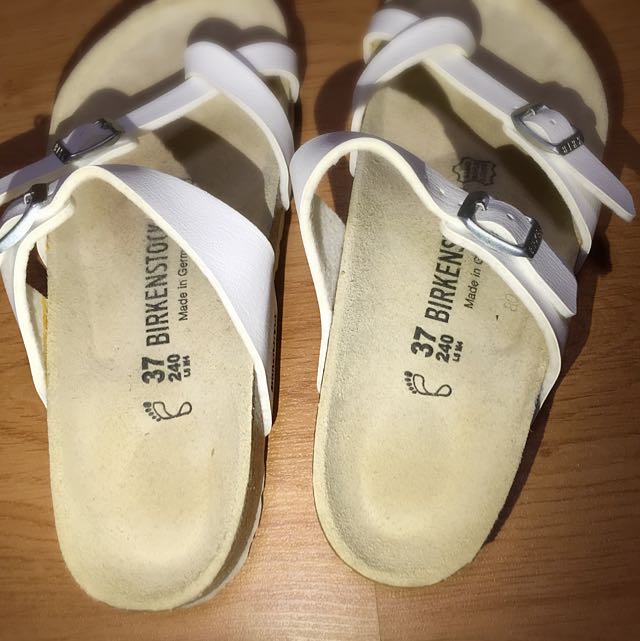 Size 37 Birkenstock White