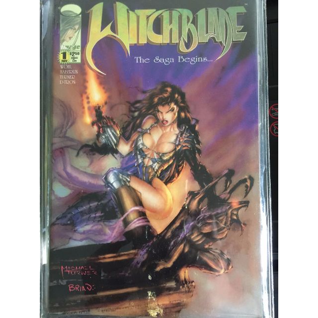 Wallpaper Witchblade 1 Issue 1 Michael Turner 1995 Books Stationery For iPhone