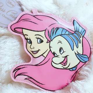 日本正版Disney迪士尼 米妮唐老鴨黛西美人魚茉莉公主奇奇蒂蒂ALICE愛麗絲合成皮革行李掛牌彈簧繩證件套
