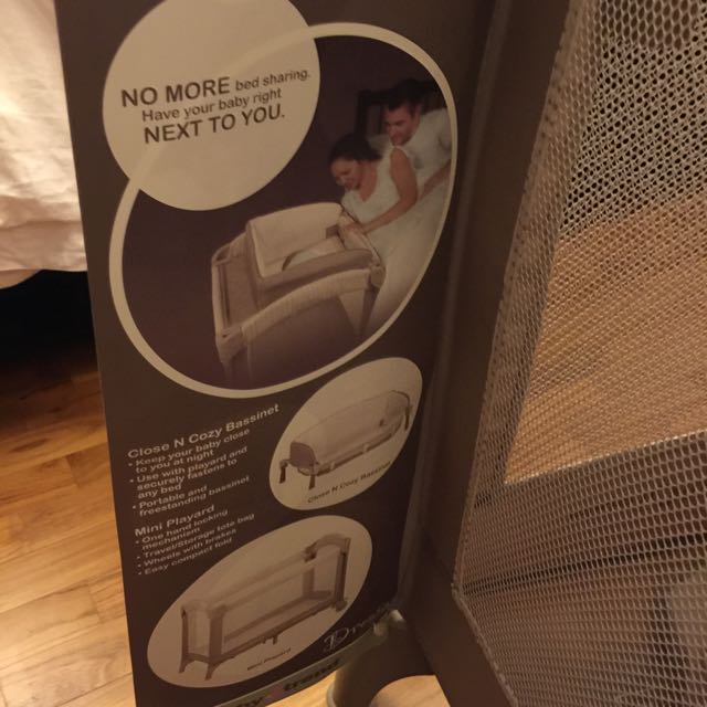 Brand New Baby Trend Close N Cozy Playard With Bassinet Cot Babies Kids Baby Nursery Kids Furniture Cots Cribs on Carousell