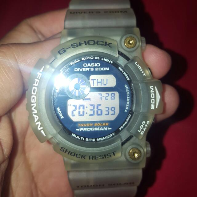 GShock FROGMAN GW200RB Preloved In Gorious Gold Bnb