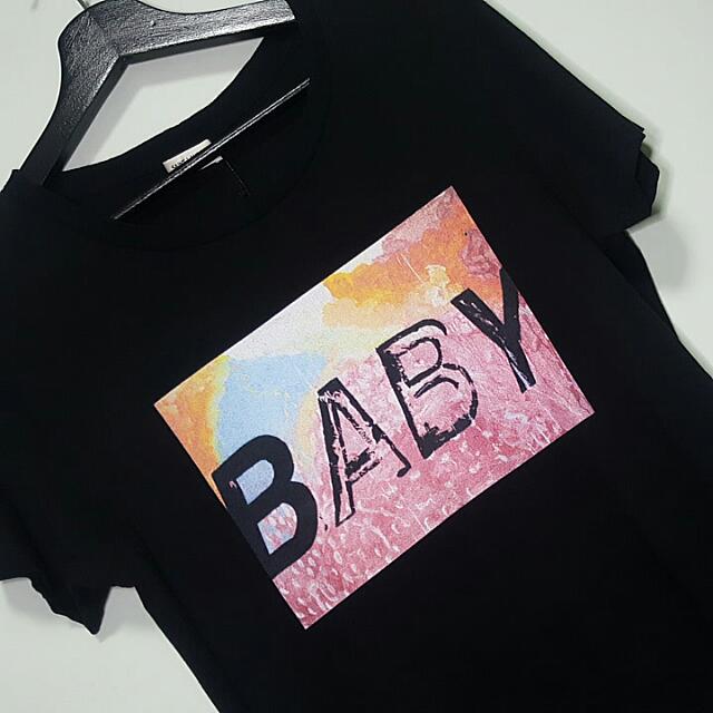 Saint laurent store baby tee