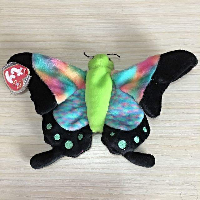 Ty Beanie Baby Float The Butterfly Plush Collectible Toy Retired