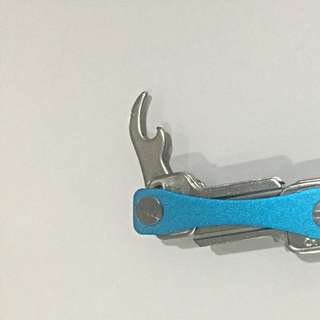 Bottle opener for smart key organizer holder swiss knife style