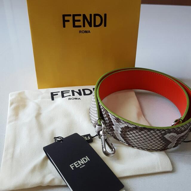 Fendi python strap (Category: Belts) located in Singapore. Submitted by joanna_ed (Listing ID 62467307, Image 1). Description: .
