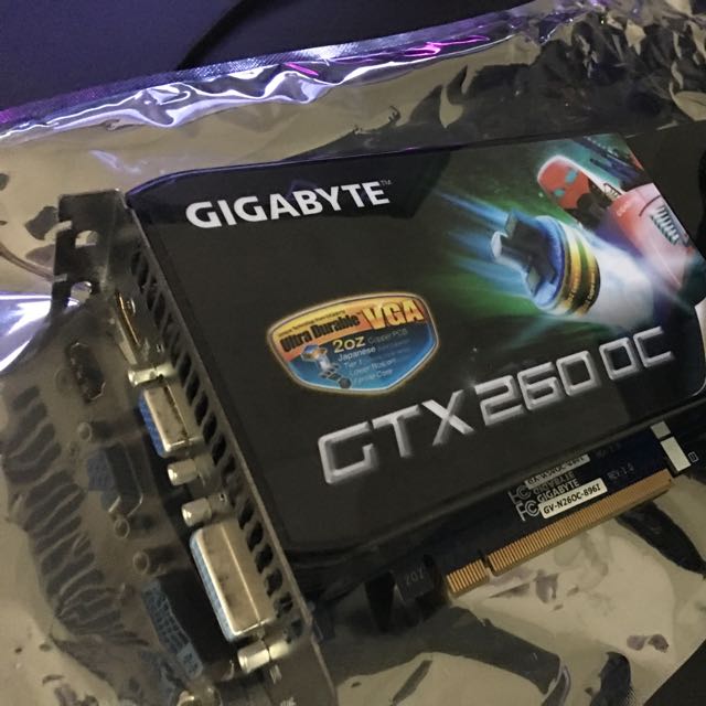Gigabyte gtx 260 oc hot sale