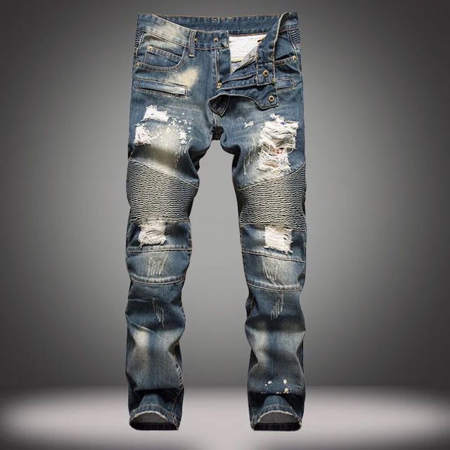 balmain ripped jeans for men