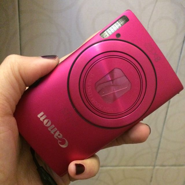 kamera canon ixus warna pink fuschia