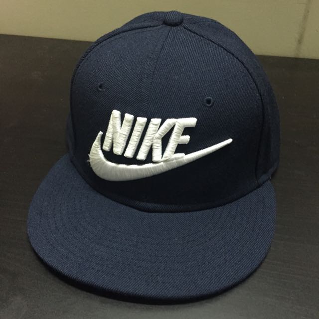 blue nike snapback