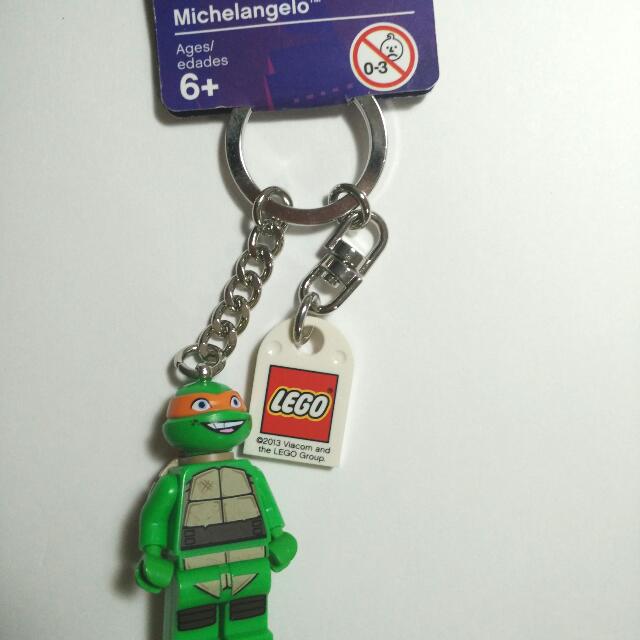 LEGO Teenage Mutant Ninja Turtles Michelangelo Key Chain