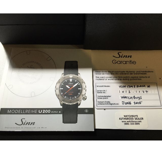 Sinn u200 deals ezm8